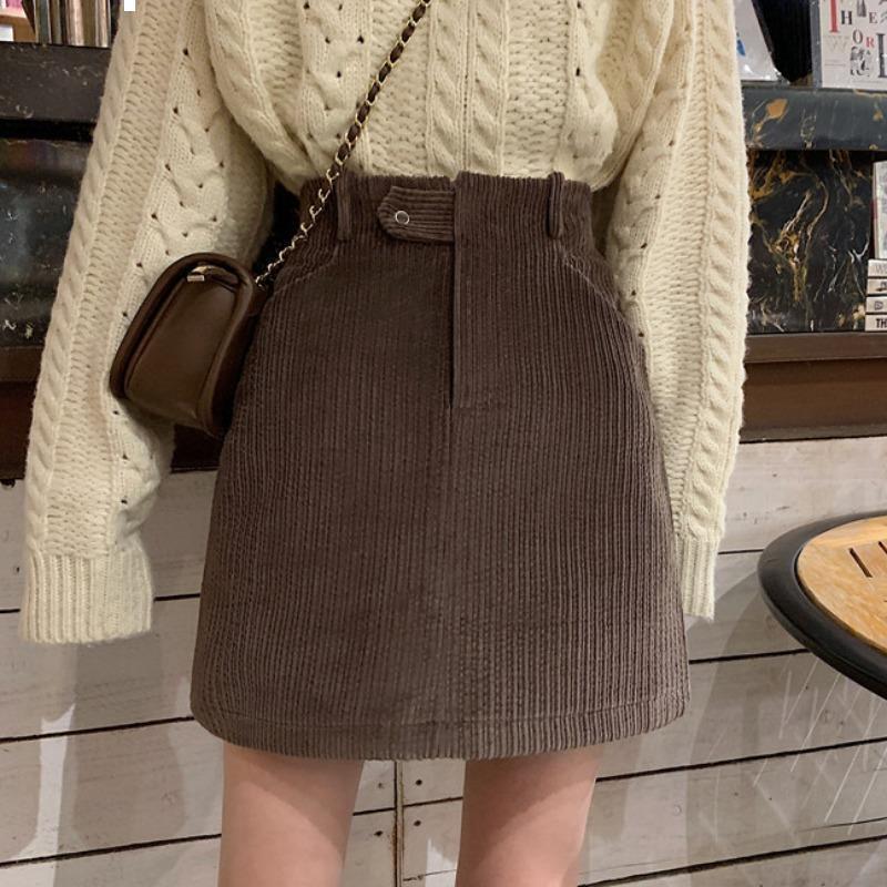 2021 New skirts of women with high women's tiny velvet pockets solid skirt chic in elegant fashion comfortable leisurely y426 BXRH, Dark brown.
2021 New skirts of women with high women's tiny velvet pockets solid skirt chic in elegant fashion comfortable leisurely y426 BXRH, Dark brown.