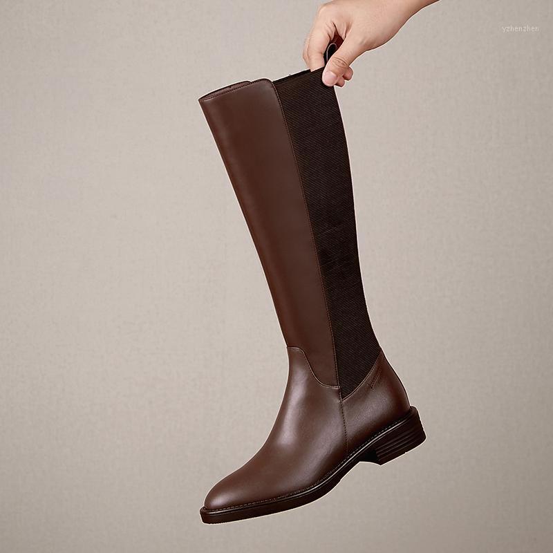 Boots Style Knee-high Genuine Leather Women Motorcycle Warm Female Winter Stretch Shoes 100%cowhide1, Black
Boots Style Knee-high Genuine Leather Women Motorcycle Warm Female Winter Stretch Shoes 100%cowhide1, Black