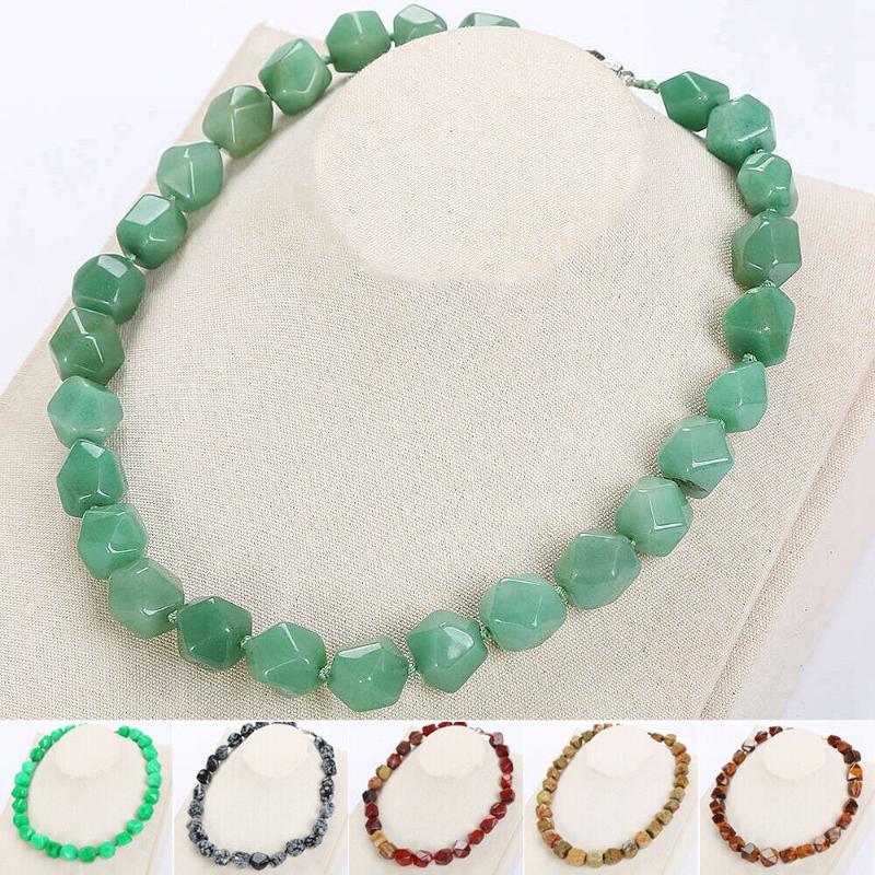 Fashion Women Irregular Beads Necklace Natural Stone Choker Bib Collar Jewelry Brazil Opal Sandstone Unakite Accessories
Fashion Women Irregular Beads Necklace Natural Stone Choker Bib Collar Jewelry Brazil Opal Sandstone Unakite Accessories