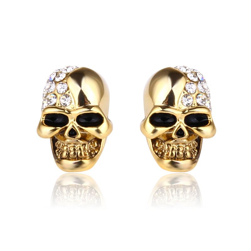 High Grade Rock Punk Crystal Skull Earrings For Women Men Hip Hop Rhinestone Stud Ear Jewelry Party Gifts Dropshipping
High Grade Rock Punk Crystal Skull Earrings For Women Men Hip Hop Rhinestone Stud Ear Jewelry Party Gifts Dropshipping