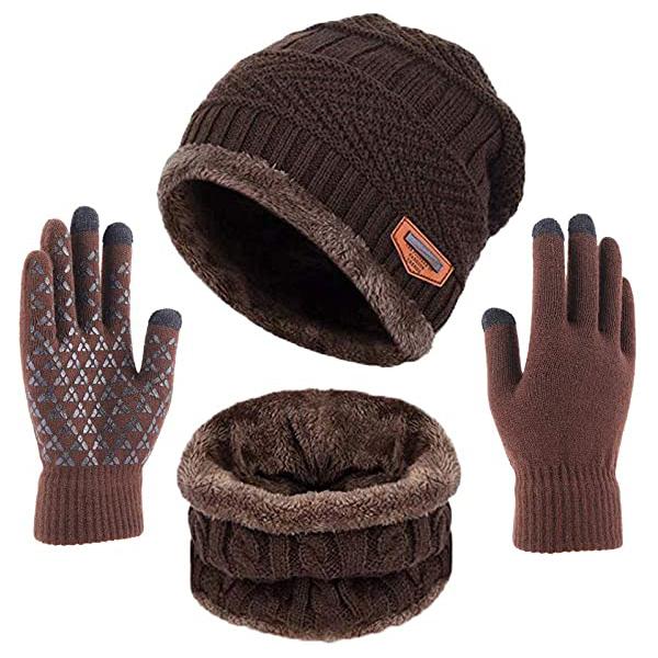 Hot Selling Winter Warm Beanie Hat Scarf Gloves Set Unisex Winter Warm Knitted Beanie Hat Neck Glove for Men Women -B5
Hot Selling Winter Warm Beanie Hat Scarf Gloves Set Unisex Winter Warm Knitted Beanie Hat Neck Glove for Men Women -B5