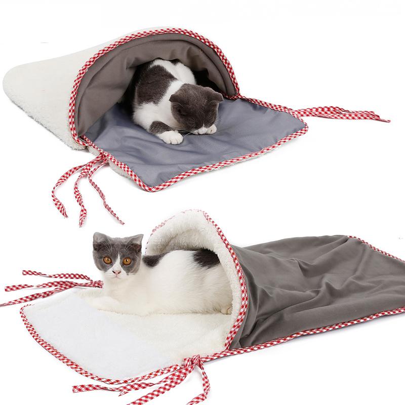 Cat Sleeping Bag Winter Warm Cat House Small Dog Bed For Small Animals Soft Nest Cushion Playing Kennel Cave
Cat Sleeping Bag Winter Warm Cat House Small Dog Bed For Small Animals Soft Nest Cushion Playing Kennel Cave