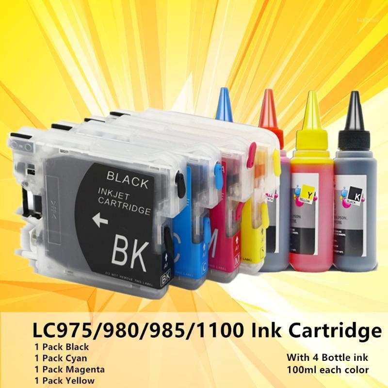 Ink Cartridges LC980 LC 985 LC 975 easy refill For Brother MFC-5490CW MFC-5890CN MFC-6490CN MFC-6490CW Printer with 4 bottle ink1
Ink Cartridges LC980 LC 985 LC 975 easy refill For Brother MFC-5490CW MFC-5890CN MFC-6490CN MFC-6490CW Printer with 4 bottle ink1