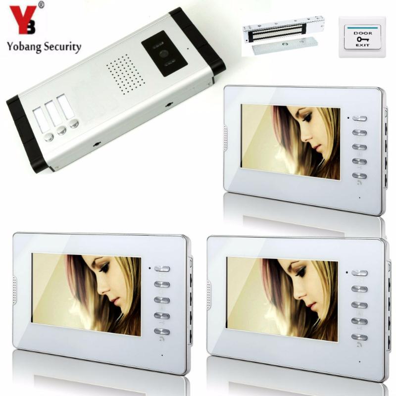 Yobang Security 7 inch Home Gate Entry Security Kit Electric Lock Access Door Camera Wired Intercom For Private House Families
Yobang Security 7 inch Home Gate Entry Security Kit Electric Lock Access Door Camera Wired Intercom For Private House Families