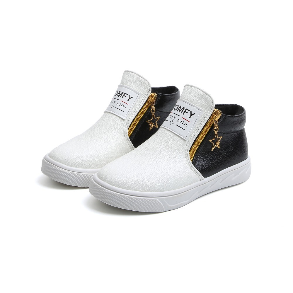 Spring Autumn Fashion Child Boots For boys girls leather boots shoes causal flat children martin boot shoes 26-36 kids boot LJ200911