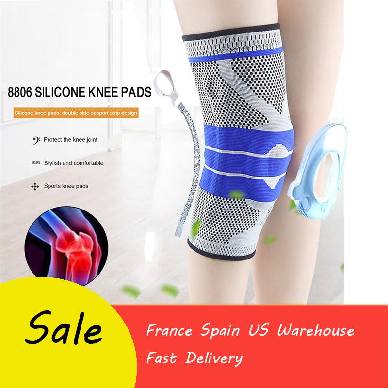 Silica Gel Spring Knitted knee protector Pressure Running Elastic Riding Mountaineering Gear kneepad for Men and Women dropship, Grey
Silica Gel Spring Knitted knee protector Pressure Running Elastic Riding Mountaineering Gear kneepad for Men and Women dropship, Grey