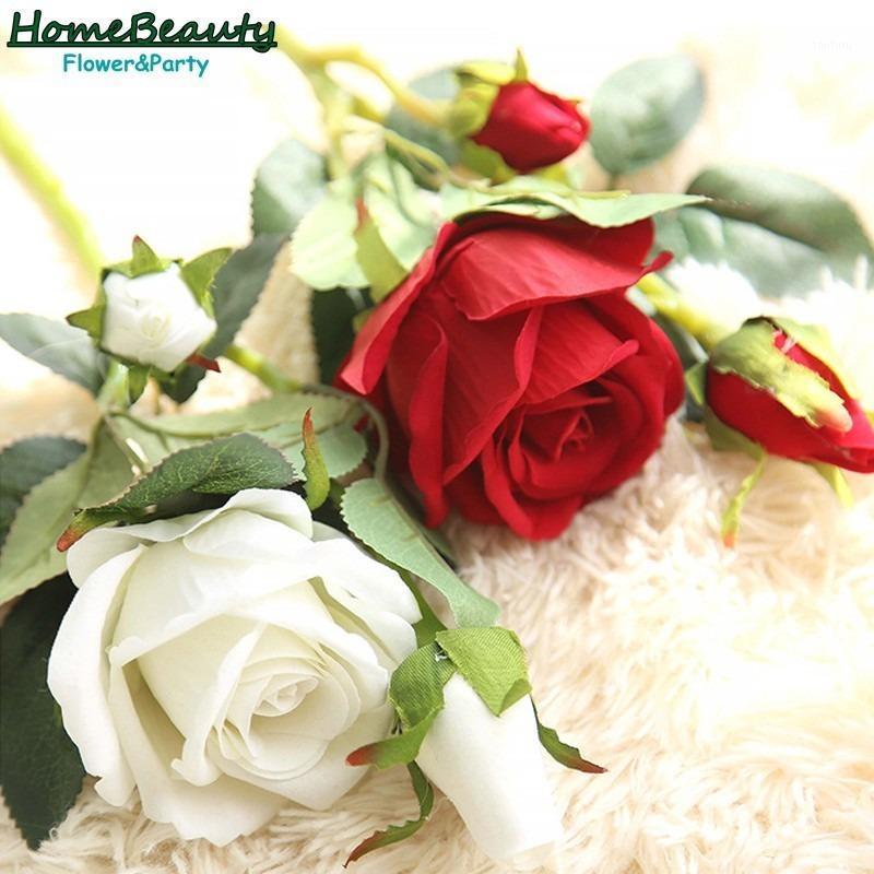 3 Head Artificial Rose Flowers Wedding Home Office Decoration Non-woven Fabrics Fake Flower Branch for Living Room TM3481, Blue
3 Head Artificial Rose Flowers Wedding Home Office Decoration Non-woven Fabrics Fake Flower Branch for Living Room TM3481, Blue