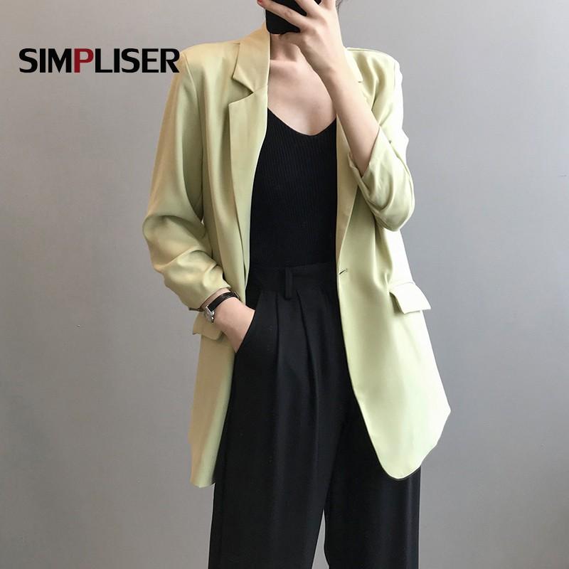 Thin Blazers For Women 2021 Woman's Suit Jackets Summer Black White Green Long Blazer Single Breasted Oversized Blazer Coat
Thin Blazers For Women 2021 Woman's Suit Jackets Summer Black White Green Long Blazer Single Breasted Oversized Blazer Coat