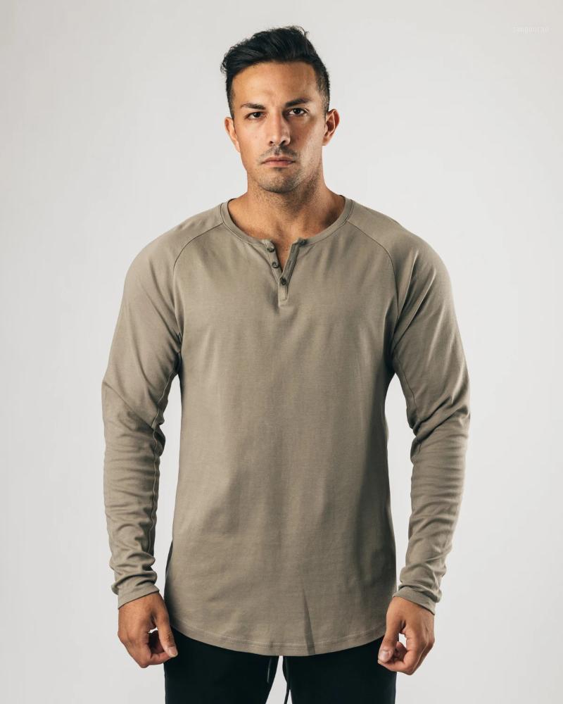 Men fitness new button long-sleeve sports T-shirt bottoming shirt foreign trade hot sale Trainning and Exercise1
Men fitness new button long-sleeve sports T-shirt bottoming shirt foreign trade hot sale Trainning and Exercise1