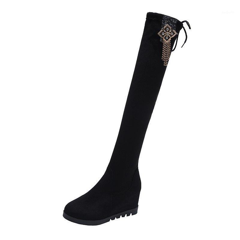 2020 Women's Long Tube Boots Classic Black Winter Leather Boot Lady Stylish England Style Riding Boots Mid Heels Slip-On Shoes1
2020 Women's Long Tube Boots Classic Black Winter Leather Boot Lady Stylish England Style Riding Boots Mid Heels Slip-On Shoes1