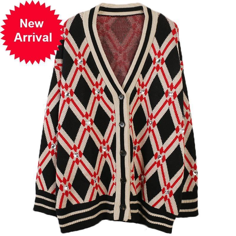 Runway 2021 New Designer Female Winter Plaid Color Frizzy Sleeve Cardigan Oversized Shirts with Cleavage v Vintage Luxury Christmas GKGR, Beige
Runway 2021 New Designer Female Winter Plaid Color Frizzy Sleeve Cardigan Oversized Shirts with Cleavage v Vintage Luxury Christmas GKGR, Beige