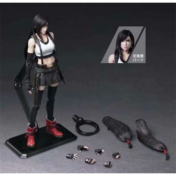 28cm Play Arts Kai Final Fantasy VII Figure Tifa Lockhart PVC Action Figure Movable Joint Tifa Lockhart Collect Toys And Gifts Y1221, No box
28cm Play Arts Kai Final Fantasy VII Figure Tifa Lockhart PVC Action Figure Movable Joint Tifa Lockhart Collect Toys And Gifts Y1221, No box