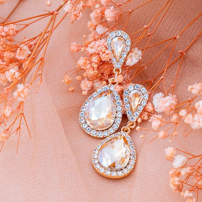New Arrival Crystal Drop Earrings For Women Girls Luxury Bridal Dangle Earring For Wedding Dress Party Prom Gift
New Arrival Crystal Drop Earrings For Women Girls Luxury Bridal Dangle Earring For Wedding Dress Party Prom Gift