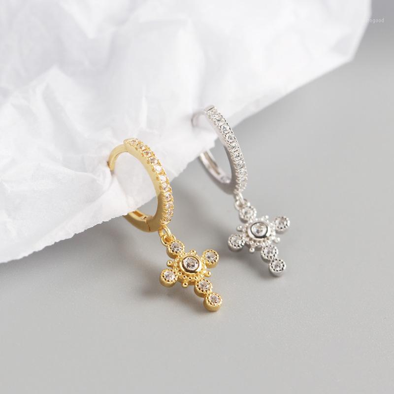 Dangle & Chandelier Shiny Zircon Cross Drop Earring 925 Sterling Silver White Gold Round Cake Earrings For Women Fashion Jewelry Silver1
Dangle & Chandelier Shiny Zircon Cross Drop Earring 925 Sterling Silver White Gold Round Cake Earrings For Women Fashion Jewelry Silver1