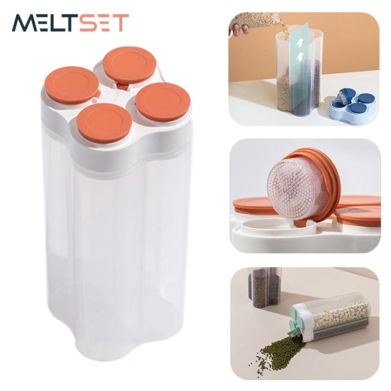 Sealed Storage Box Grain Bean Spice Dried Container Kitchen Storage Tank Transparent Grain Box Organizer
Sealed Storage Box Grain Bean Spice Dried Container Kitchen Storage Tank Transparent Grain Box Organizer