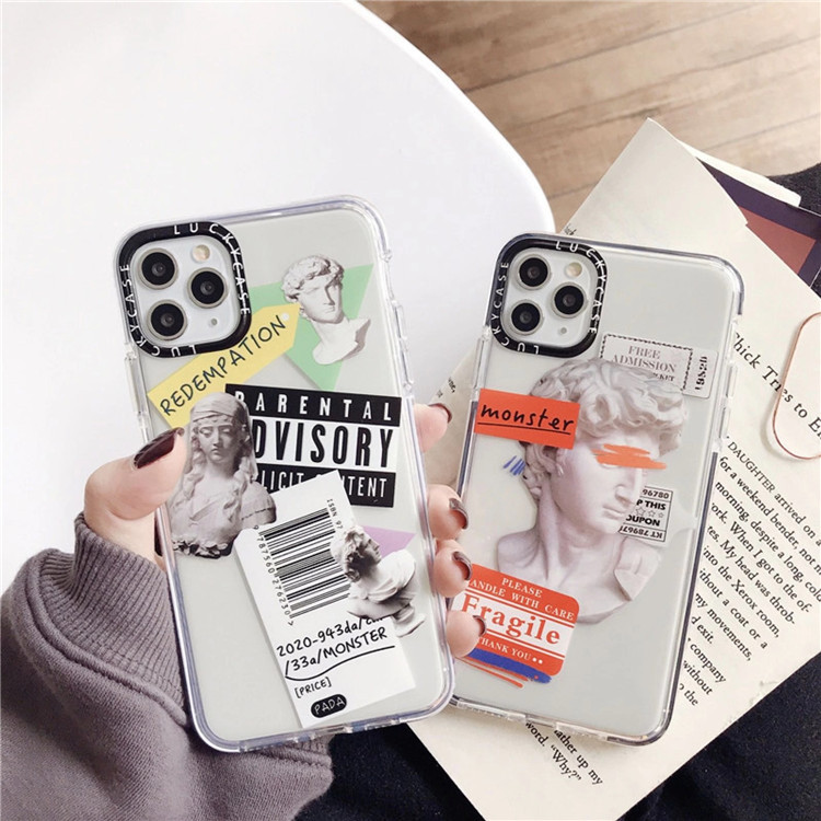 Luxury Art Letter Label iPhone Case For iphone 13 12 11 Pro Max 7 8 plus XR X XSMax Transparent Soft Back Cover Wholesale DHL DropShipping, No.02
Luxury Art Letter Label iPhone Case For iphone 13 12 11 Pro Max 7 8 plus XR X XSMax Transparent Soft Back Cover Wholesale DHL DropShipping, No.02