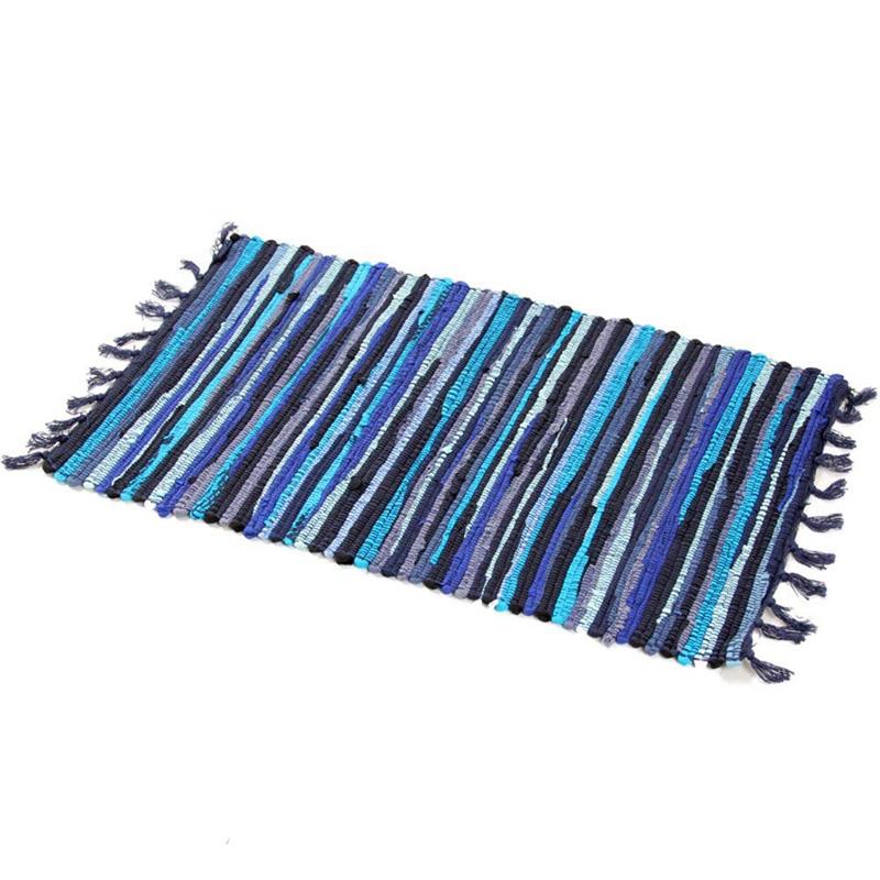 Machine Washable Cotton Reversible Rag Rug Hand Woven Multi Color Striped Area Rug Floor Rugs for Bedroom Living Room Kitchen, Green
Machine Washable Cotton Reversible Rag Rug Hand Woven Multi Color Striped Area Rug Floor Rugs for Bedroom Living Room Kitchen, Green