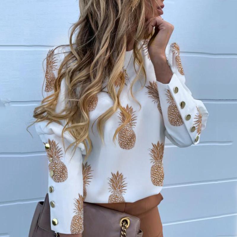 Fashion Button-Up Sleeve Blouses Women Casual Office Lady Shirts Pullover Blusa Feminina Summer Casual Tops Blouse Printed Shirt
Fashion Button-Up Sleeve Blouses Women Casual Office Lady Shirts Pullover Blusa Feminina Summer Casual Tops Blouse Printed Shirt