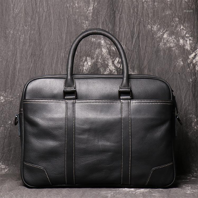 Briefcase Bag 15.6 Inch For Men Computer And Tablet Shoulder Bag Retro Leather Laptop Travel Large Business Tote Carrying Case1, Black
Briefcase Bag 15.6 Inch For Men Computer And Tablet Shoulder Bag Retro Leather Laptop Travel Large Business Tote Carrying Case1, Black