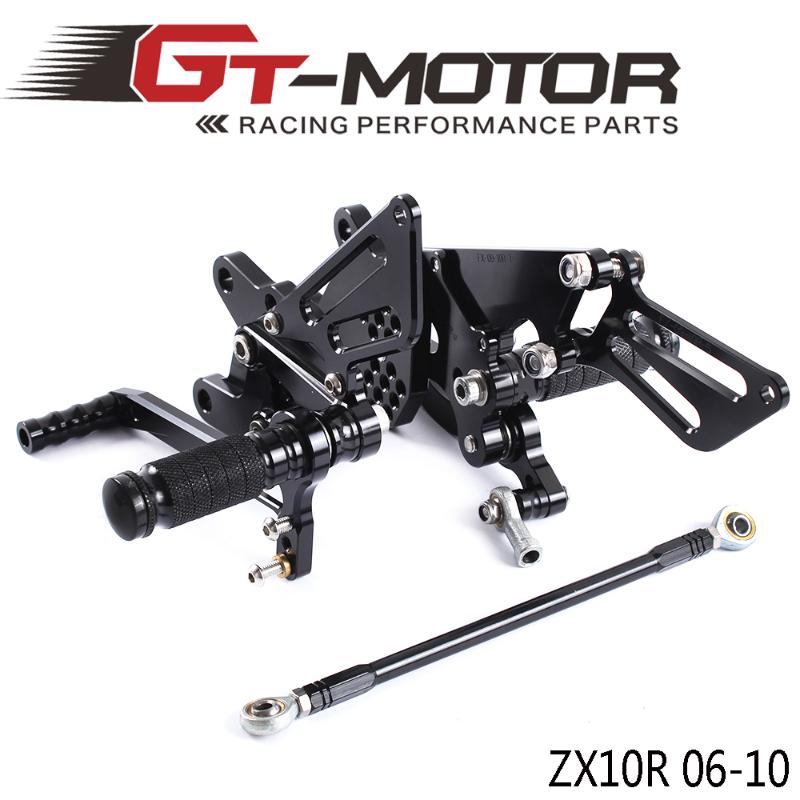 Motorcycle Adjustable Rearsets Rear Sets Foot Pegs Footpegs Footrests Foot Rests For ZX10R ZX-10R 2006-2010
Motorcycle Adjustable Rearsets Rear Sets Foot Pegs Footpegs Footrests Foot Rests For ZX10R ZX-10R 2006-2010