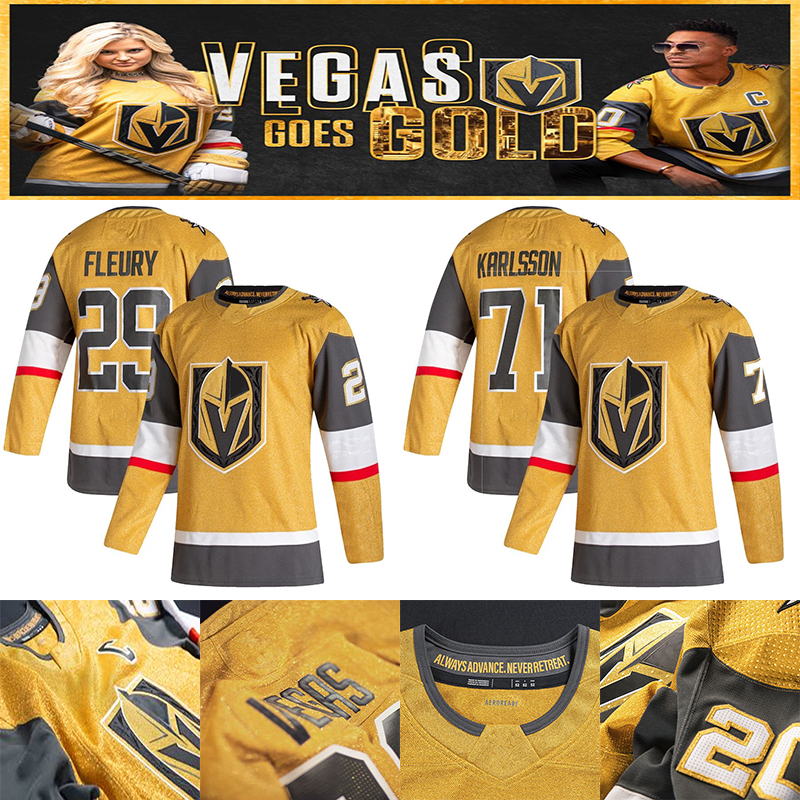 

Vegas Golden Knights 2020-2021 Gold Third Jersey 29 Marc-Andre Fleury 61 Mark Stone 67 Max Pacioretty 75 Ryan Reaves Hockey Jerseys, Kids(youth) gold