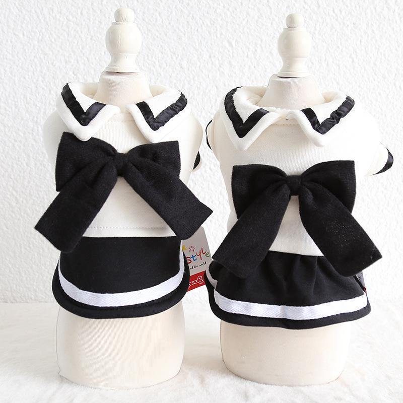 2020 Autumn and Winter Newest Black and White Stitching Colors Student Styles Sweethearts Warm Pet Coats Dresses for Dogs1, Dress
2020 Autumn and Winter Newest Black and White Stitching Colors Student Styles Sweethearts Warm Pet Coats Dresses for Dogs1, Dress