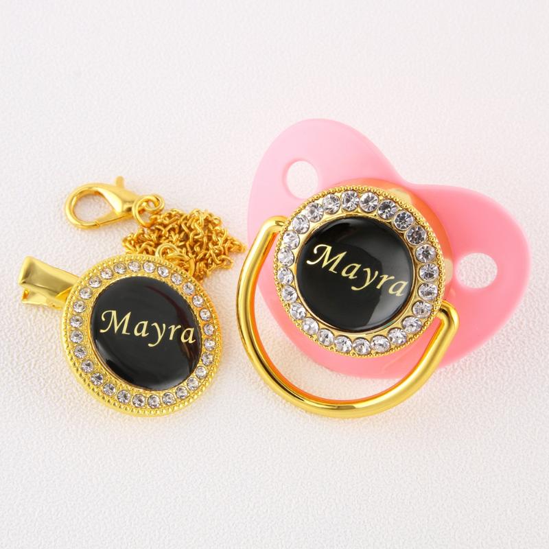 Customized Any Name Newborn Baby Boy Girl Pacifier Dummy Nipples Luxury Orthodontic Soother 0-18Months
Customized Any Name Newborn Baby Boy Girl Pacifier Dummy Nipples Luxury Orthodontic Soother 0-18Months