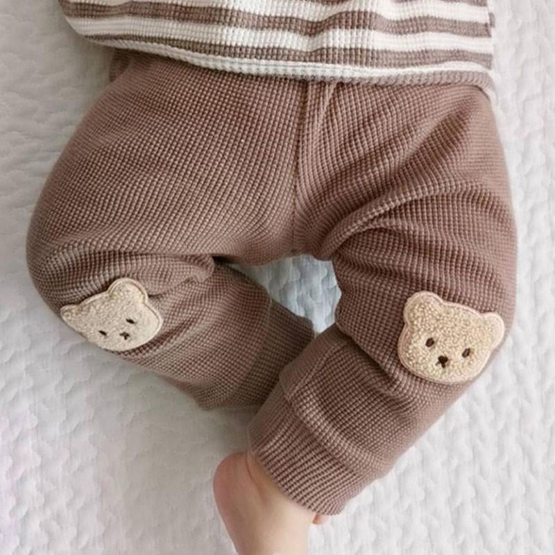 Trousers Autumn Baby Girl Waffle Bear Embroidery Pants Born Boys Clothes Cute Harem, Blue
Trousers Autumn Baby Girl Waffle Bear Embroidery Pants Born Boys Clothes Cute Harem, Blue