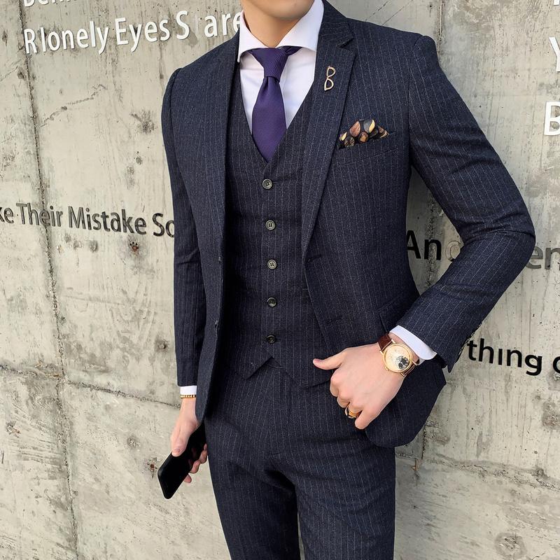 2020 Spring Men' Dress suits Mens Fashion Business Casual Silm Office Party wedding 3 piece suit Blazer With Pants Vest Size3XL, Black
2020 Spring Men' Dress suits Mens Fashion Business Casual Silm Office Party wedding 3 piece suit Blazer With Pants Vest Size3XL, Black