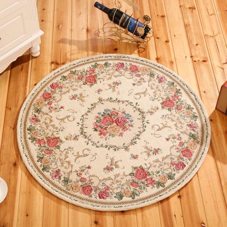 Round Jacquard Countryside Carpets For Living Room Flower Bedroom Rugs And Carpets Computer Chair Floor Mat Table Area Rug1, 2610
Round Jacquard Countryside Carpets For Living Room Flower Bedroom Rugs And Carpets Computer Chair Floor Mat Table Area Rug1, 2610