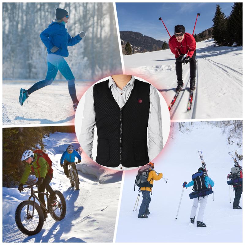 Roeam Heated Vest USB Electric Heating Vest Waistcoat Heated Clothing for Men and Women, Black
Roeam Heated Vest USB Electric Heating Vest Waistcoat Heated Clothing for Men and Women, Black