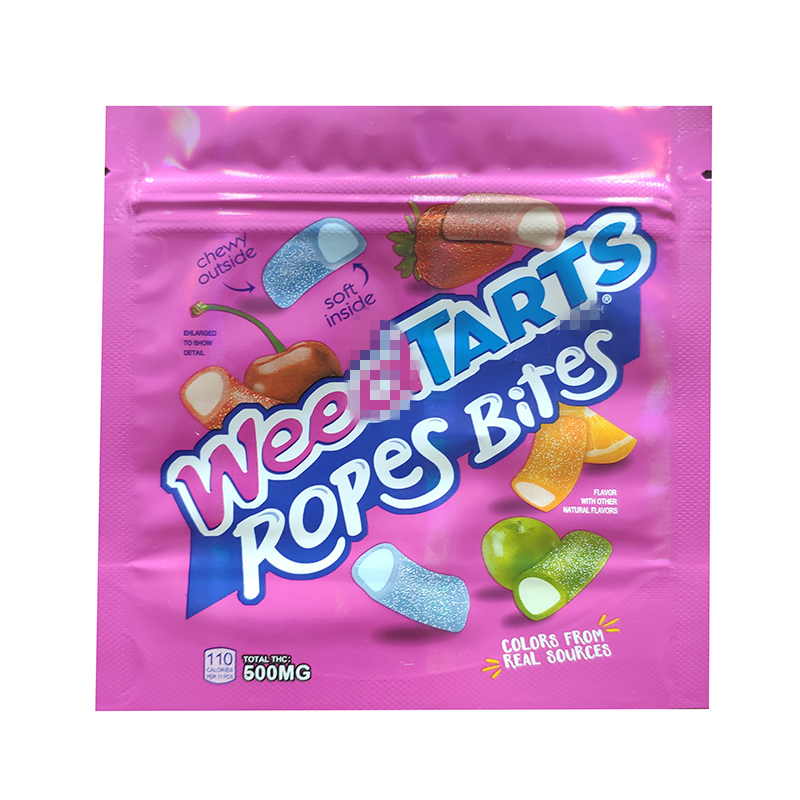 Newest Weedtarts Bags Ropes Bites 500MG Dry Herb Vape Bag Storage Zipper Smell Proof Edibles Gummies Mylar baggies Pouch DHL free shiping
Newest Weedtarts Bags Ropes Bites 500MG Dry Herb Vape Bag Storage Zipper Smell Proof Edibles Gummies Mylar baggies Pouch DHL free shiping