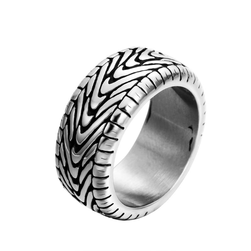ZMZY Antique Black Vintage Gothic Punk Large Stainless Steel Biker Rings for Men Carved Tires Ring Women Jewelry
ZMZY Antique Black Vintage Gothic Punk Large Stainless Steel Biker Rings for Men Carved Tires Ring Women Jewelry