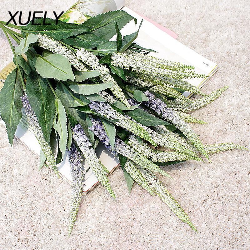 7 heads Provence lavender decorative plastic grass artificial flowers plants autumn home wedding decoration plants Wreaths1, Pink green
7 heads Provence lavender decorative plastic grass artificial flowers plants autumn home wedding decoration plants Wreaths1, Pink green