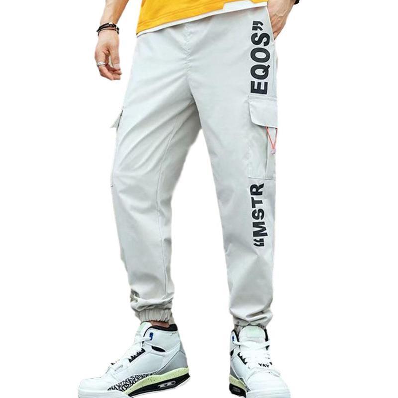 MISSKY Men's Casual Pants Spring Autumn Letter Printing Thin Type Ankle-length Overalls Cargo Pants Male Trousers, Khaki
MISSKY Men's Casual Pants Spring Autumn Letter Printing Thin Type Ankle-length Overalls Cargo Pants Male Trousers, Khaki