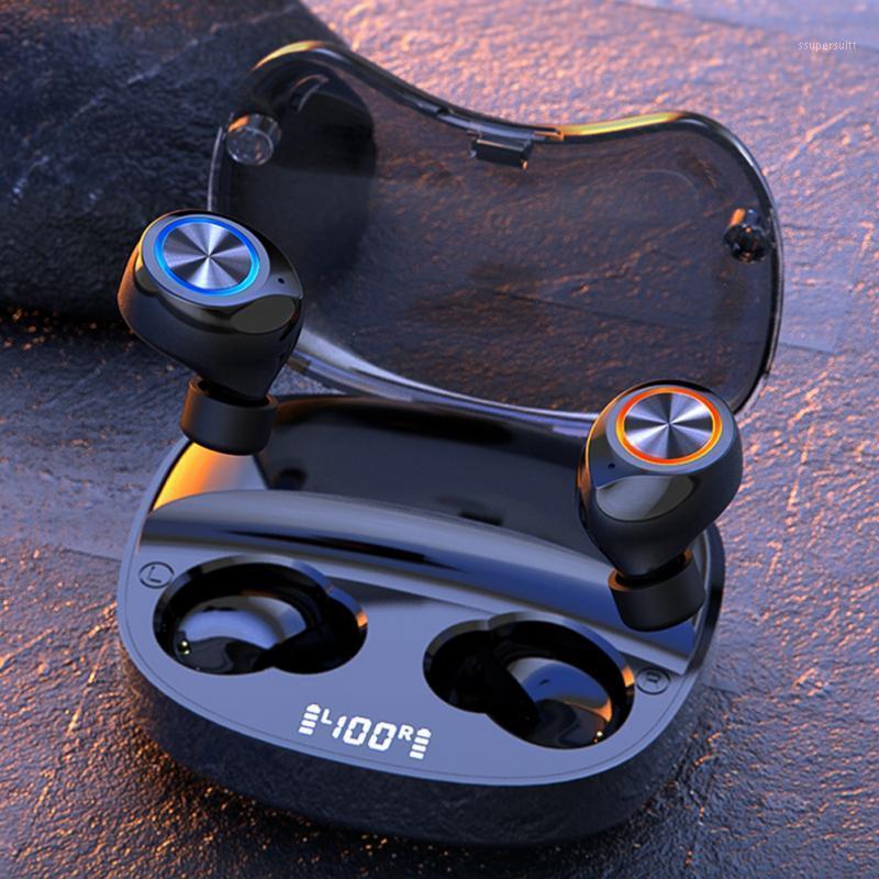 TWS Bluetooth 5.0 Earphones Wireless 9D Stereo Sports Earbuds Mic Headsets LED Gaming Headset Earphones Charging Case HD Calling1, White
TWS Bluetooth 5.0 Earphones Wireless 9D Stereo Sports Earbuds Mic Headsets LED Gaming Headset Earphones Charging Case HD Calling1, White