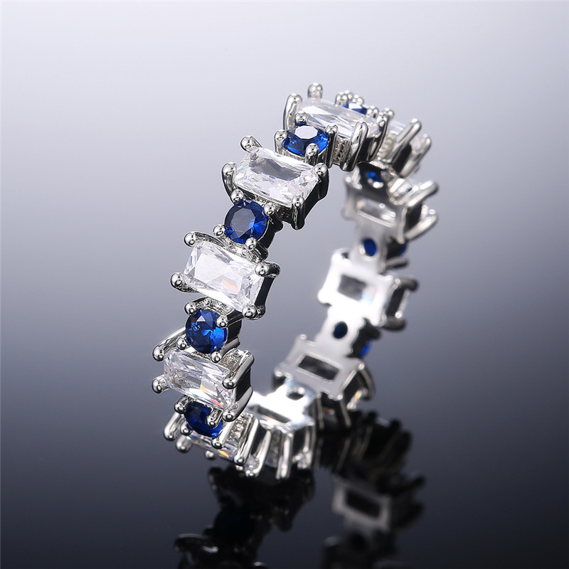 Choucong Brilliant 5A CZ Diamond Party Women Engagement Rings Promise Accessories for Lover Fine Birthday Gift Lady Trendy Jewelry Ring Gift