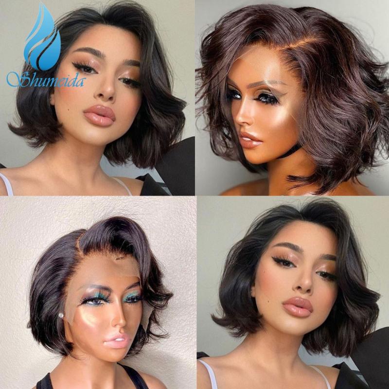 13*4 Lace Front Wigs with Baby Hair Brazilian Remy Hair Lace Frontal Wigs Short Bob Human Wig Bleached Knots, Natural color
13*4 Lace Front Wigs with Baby Hair Brazilian Remy Hair Lace Frontal Wigs Short Bob Human Wig Bleached Knots, Natural color