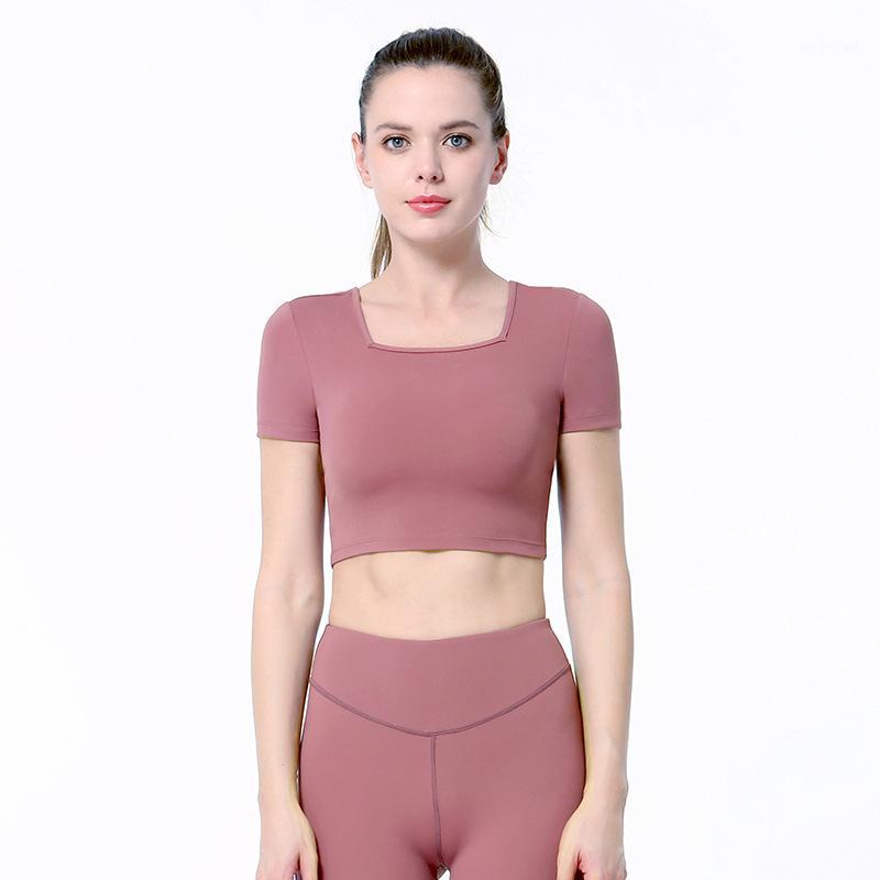 New Women Breathable Tight Seamless Yoga Shirts Short Sleeve Cropped Tops Gym Fitness Women Running Workout Tops Sport T-Shirt1, Black
New Women Breathable Tight Seamless Yoga Shirts Short Sleeve Cropped Tops Gym Fitness Women Running Workout Tops Sport T-Shirt1, Black