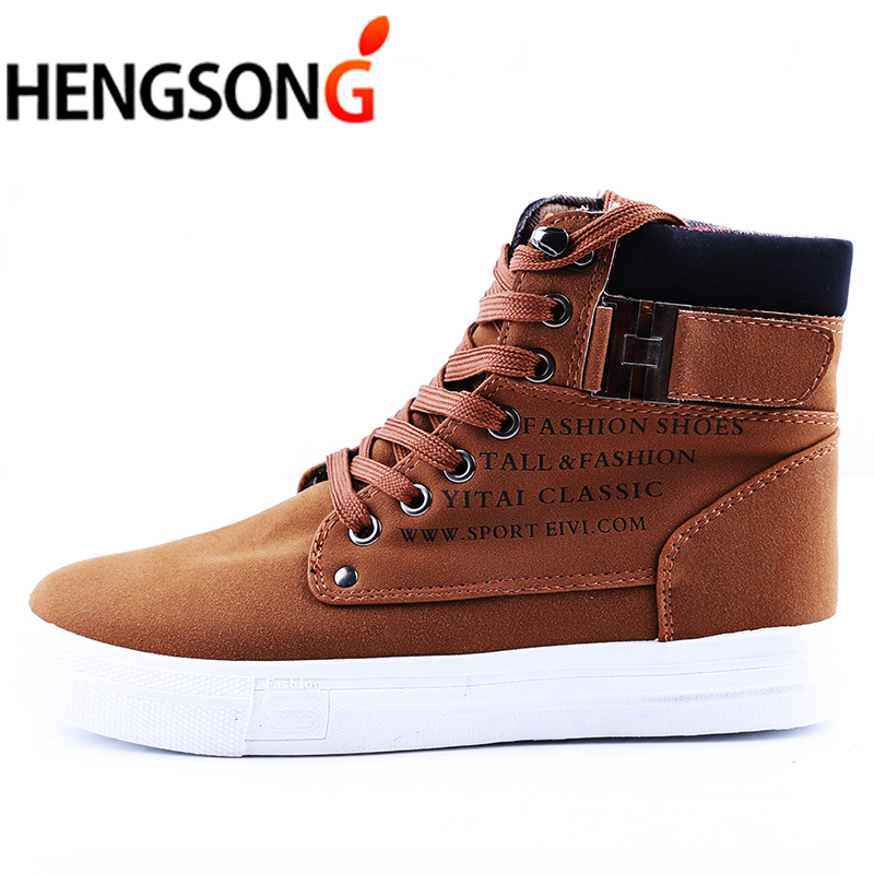 HENGSONG Spring Autumn Warm Tenis Masculino Male Men's Vulcanize Shoes Botas Men TR871485 Y200801