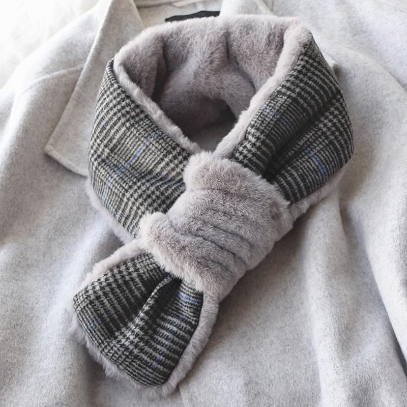 2020 New Autumn Winter Houndstooth Fashion Crochet Knitted Scarf Foulard Femme Faux Fur Collar Neck Warmer Scarves for Women
2020 New Autumn Winter Houndstooth Fashion Crochet Knitted Scarf Foulard Femme Faux Fur Collar Neck Warmer Scarves for Women
