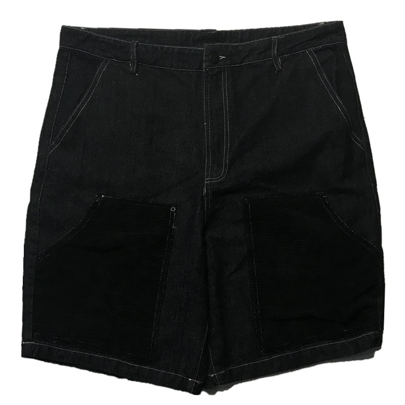 2021 New Summer Velvet Pocket Stitching Hip Hop Men Women Trend Ultra-hot Shorts Loose Jeans CXQS, Blue
2021 New Summer Velvet Pocket Stitching Hip Hop Men Women Trend Ultra-hot Shorts Loose Jeans CXQS, Blue