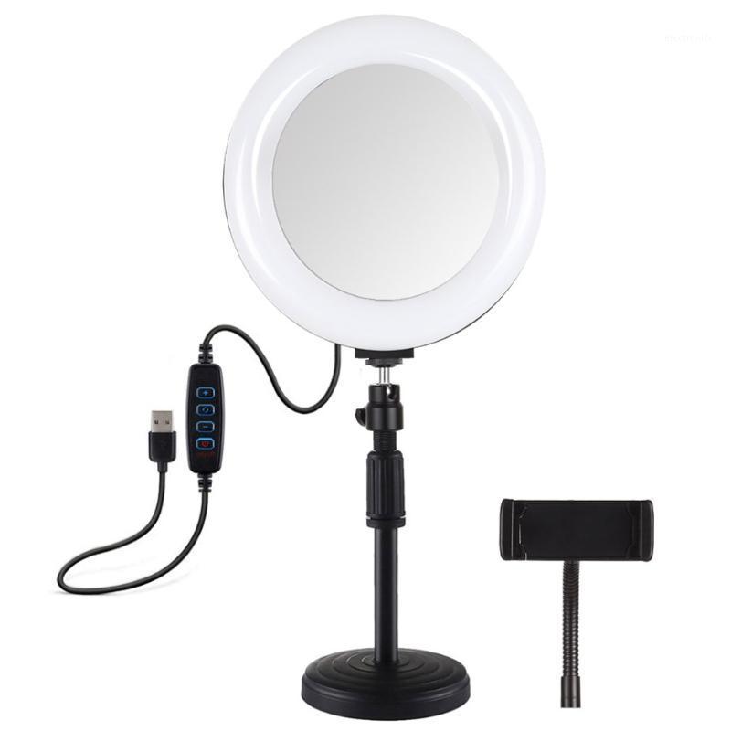 PULUZ 7.9 inch Dimmable LED Curved Selfie Ring Light with Makeup mirror for YouTube Live Video Vlogging Light For Smartphone1
PULUZ 7.9 inch Dimmable LED Curved Selfie Ring Light with Makeup mirror for YouTube Live Video Vlogging Light For Smartphone1