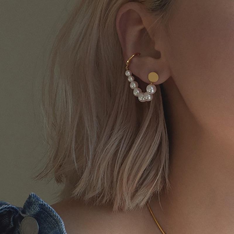 Stud Peri'sBox Gold Color Single Piece Hanging Faux Pearl Earrings Beaded Geometric For Women Minimalist
Stud Peri'sBox Gold Color Single Piece Hanging Faux Pearl Earrings Beaded Geometric For Women Minimalist