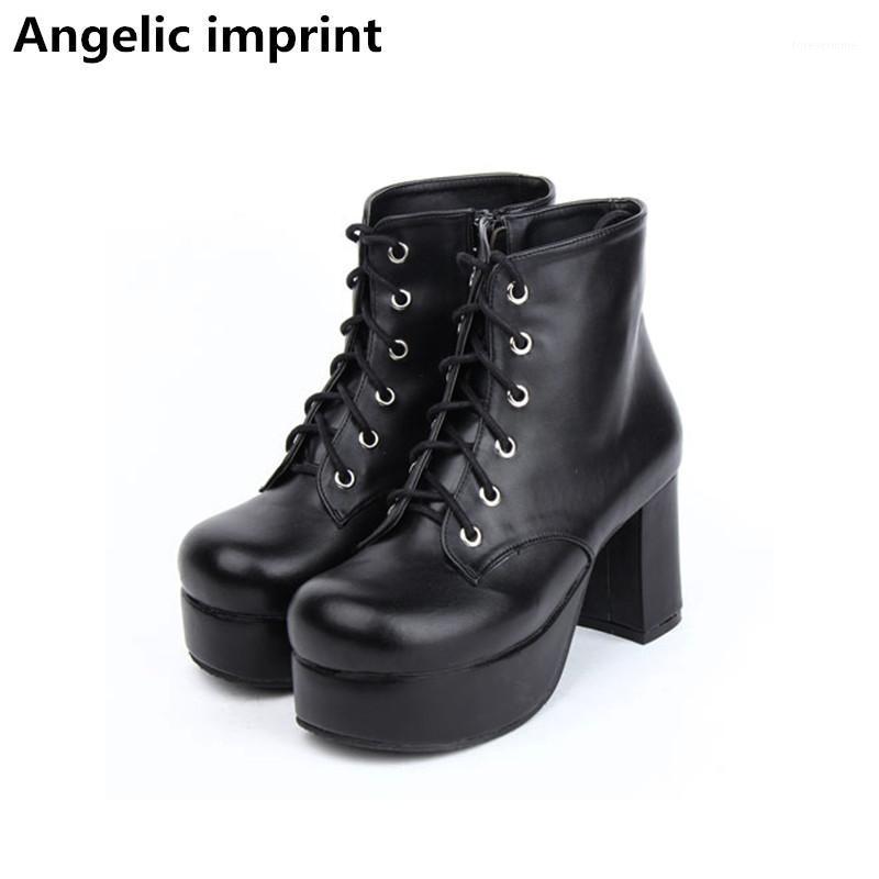 Angelic imprint mori girl Women punk motorcycle ankle boots lady lolita Boots woman high trifle heels pumps platform shoes 33-471, 15cm wedges
Angelic imprint mori girl Women punk motorcycle ankle boots lady lolita Boots woman high trifle heels pumps platform shoes 33-471, 15cm wedges