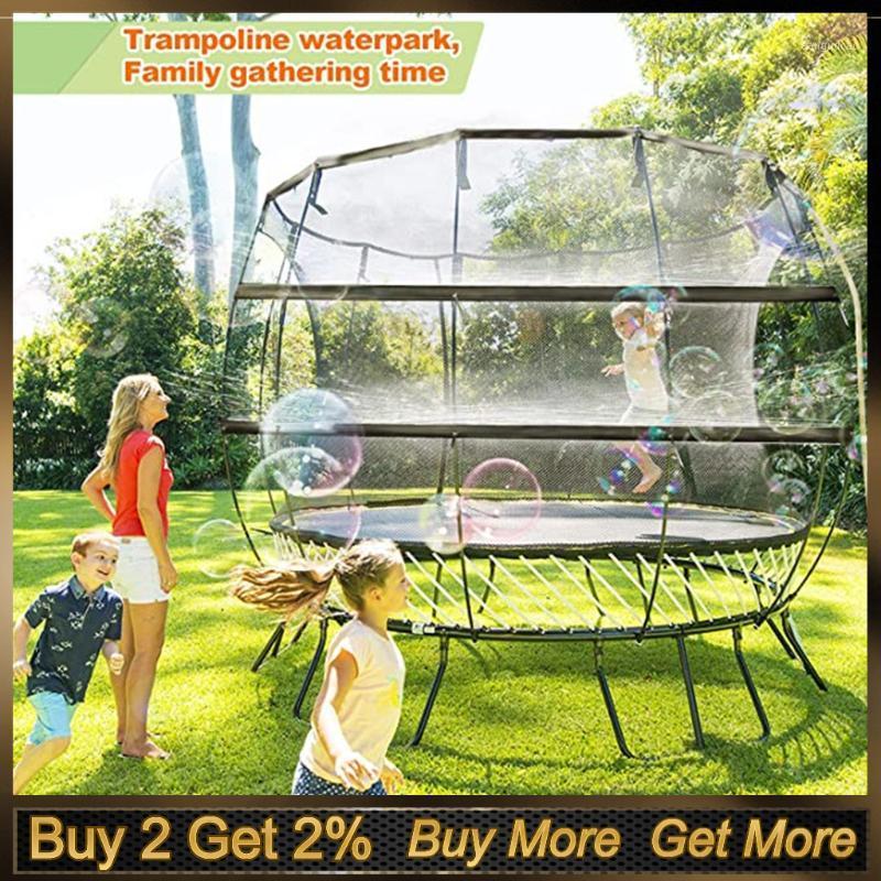 Trampoline Waterpark Sprinkler Best Outdoor Entertainment Summer Trampolines Irrigation Toys For Kids Outside Playing1
Trampoline Waterpark Sprinkler Best Outdoor Entertainment Summer Trampolines Irrigation Toys For Kids Outside Playing1
