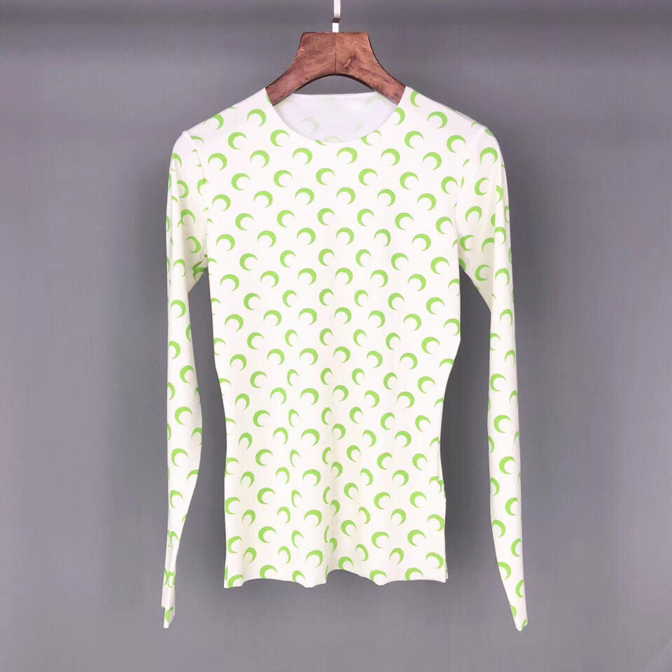 Brand Fashion Women High Luxury Spring Moon Pattern Printed Slim Stretch Long sleeve Sexy T-shirt Top 201125, White
Brand Fashion Women High Luxury Spring Moon Pattern Printed Slim Stretch Long sleeve Sexy T-shirt Top 201125, White