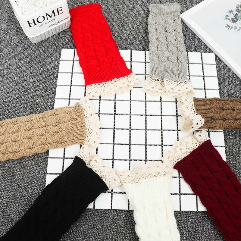 Fall fashion women knit fingerless gloves winter lady warm jacquard plaid mittens lace featured design
Fall fashion women knit fingerless gloves winter lady warm jacquard plaid mittens lace featured design