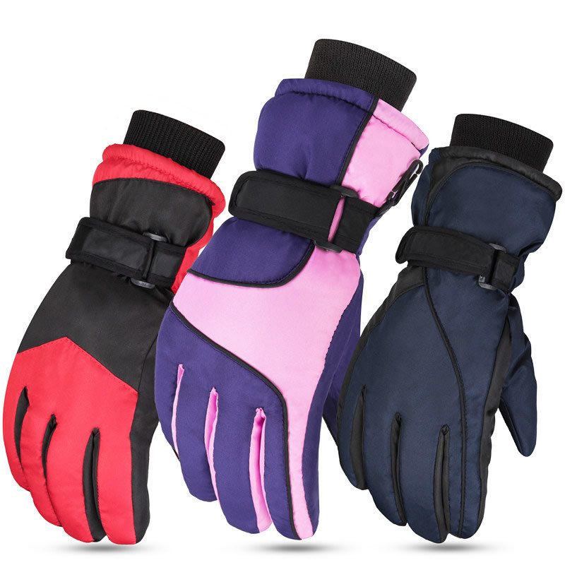 Winter Ski Gloves Men Women 24 Color Snowboard Motorcycle Riding Windproof Waterproof Unisex Motorbike Snowmobile Snow Gloves LJ200923