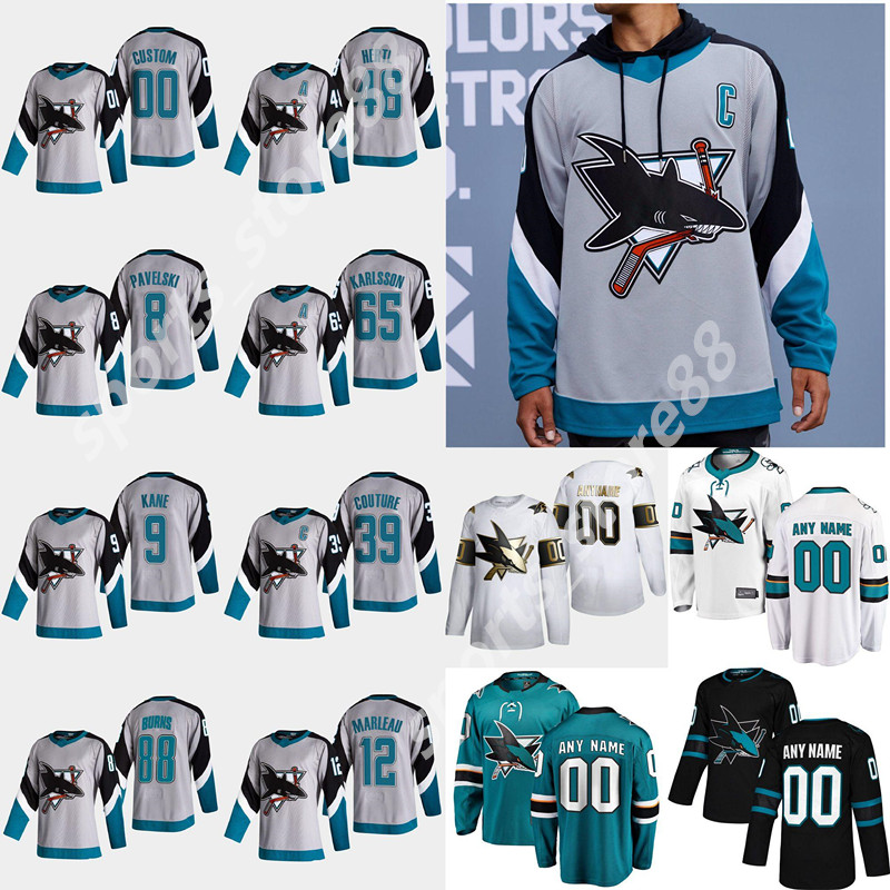 San Jose Sharks 2021 88 Brent Burns 65 Erik Karlsson 19 Thornton 9 Evander Kane 48 Hertl Green White Hockey Jerseys Custom Stitched, Colour 10
San Jose Sharks 2021 88 Brent Burns 65 Erik Karlsson 19 Thornton 9 Evander Kane 48 Hertl Green White Hockey Jerseys Custom Stitched, Colour 10